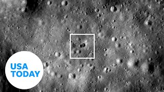 Mystery rocket crash creates double crater on moon | USA TODAY