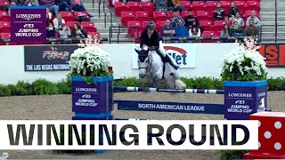 Hunter Holloway taking the victory! | Winning Round | Longines FEI Jumping World Cup™ Las Vegas