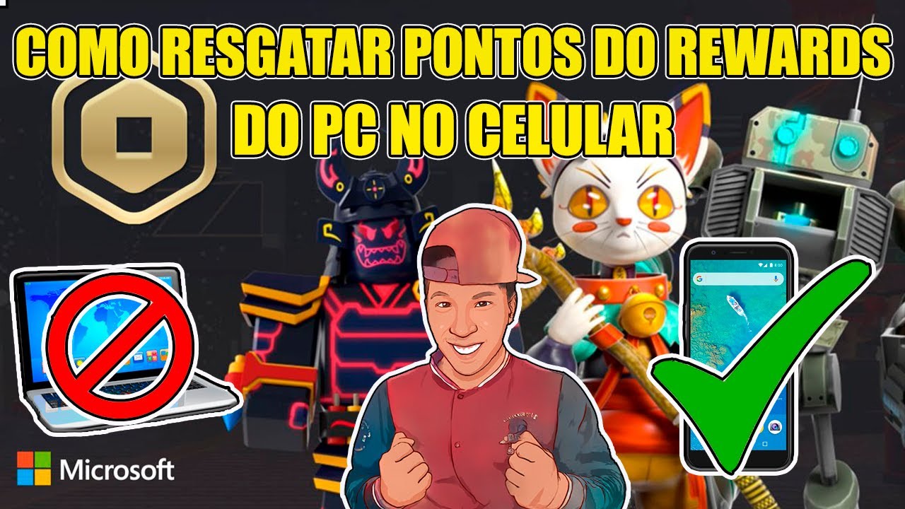 ATENÇÃO COMO RESGATAR OS PONTOS NO MICROSOFT REWARDS DO PC NO CELULAR ...