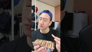 웨이퍼 마스터 스낵 먹방 Wafer Master Rolls Snack Eating ASMR #mukbang #eating #asmr #먹방 #shorts