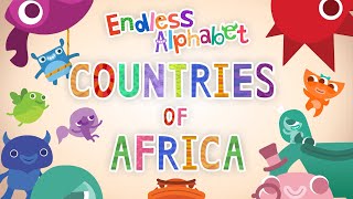 Endless Alphabet #23 - Learn to Spell Countries of Africa with Talking Letters | Originator Games