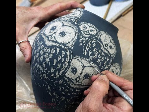 How To Make Sgraffito Pottery Step By Step Tutorial Tools Materials