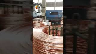 8-20mm Copper Rod Casting Plant #Shorts #copperrod