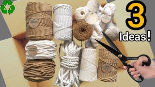3 Stunning Ideas for Reusing Throwaway Items♻️/Converting Cardboard Waste