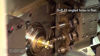 The Tsugami SS327-5AX Swiss Lathe with B-Axis