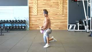 Half Kneeling Kettlebell Chop and Lift