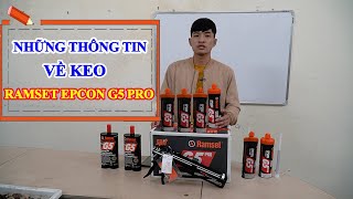 Thông tin về keo Ramset Epcon G5 Pro - Keo Ramset cấy thép tốt nhất