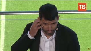 Entre lágrimas: Kun Agüero dice adiós al fútbol profesional