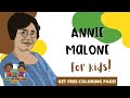 Annie Malone for Kids | History for Kids | Seed of Melanin Kids!