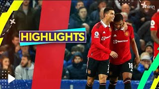 Everton 1-2 Manchester United: Goals & Highlights