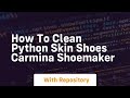 How to clean python skin shoes carmina shoemaker