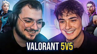 KAOS DOLU VE ÇEKİŞMELİ 5V5! | EKİPLE VALORANT