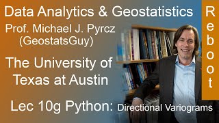 10g Python Data Analytics Reboot: Directional Variograms