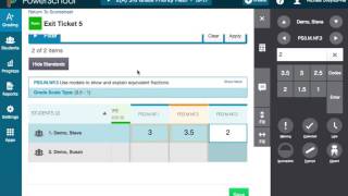 How to score a standards assignment