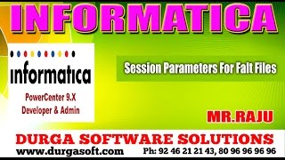 Informatica - Session Parameters for flat files
