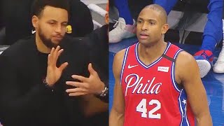 Stephen Curry Disrespects Horford's Form With Disgust After Mimicking! Warriors vs Sixers