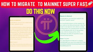 HOW TO SOLVE THE MIGRATE TO MAINNET PROBLEM UPDATE NEXT STEP 2025.