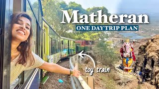 Matheran One Day Travel Vlog - Toy train, budget, places to see, shopping, food