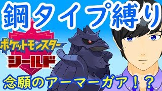 【ポケットモンスターシールド】鋼タイプ縛りで攻略#2 ついにアーマーガアが！？【VTuber/初見はつ】