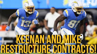 CHARGERS RESTRUCTURE KEENAN ALLEN AND MIKE WILLIAMS! | CHARGERS SALARY CAP