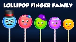 The Finger Family Lollipop Family Nursery Rhyme | Lollipop Finger Family Songs