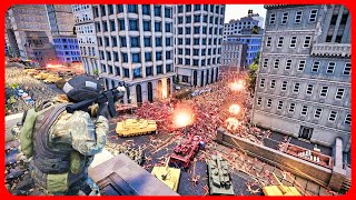City Invasion of 11 MILLION ZOMBIES - Ultimate Epic Battle Simulator 2 UEBS 2 (4K)