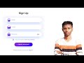 Create a HTML Registration Form using bootstrap-5 || Bootstrap tutorial- Bangla
