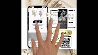 Digital Wedding Invitation with RSVP Page Countdown Timer, Editable Template, Online Wedding Website