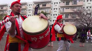 鶴川エイサーよさこい祭り'19 午前の部 和光青年会 4-1