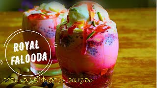 റോയല്‍ ഫലൂദ മനം കുളിര്‍ക്കും മധുരം | royal falooda recipe in Malayalam | Vlog-114