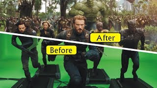 Top 6 Hollywood Movies Reality Before and After VFX