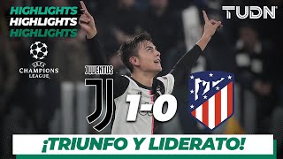 Highlights | Juventus 1 - 0 A. de Madrid | Champions League - J5 - Grupo D | TUDN