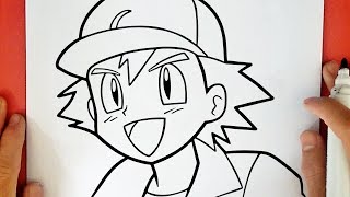 HOW TO DRAW ASH