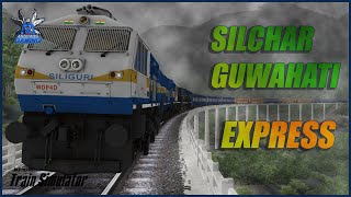 #15616express 15616 SILCHAR GUWAHATI EXP | INDIAN TRAIN SIMULATOR | OPEN RAIL | ANGEMON GAMING