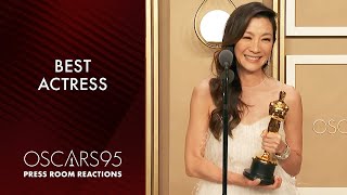Best Actress Michelle Yeoh | Oscars95 Press Room Speech