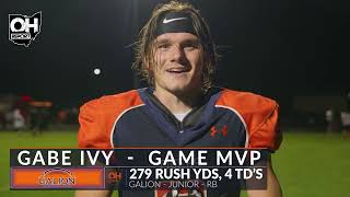 MVP: Galion's Gabe Ivy vs Harding