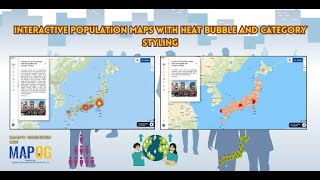 How to Create Interactive Population Maps with MAPOG #gis #heatmap #populationdensity #smartmapping
