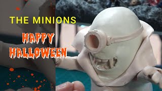 Sculpting Minions Halloween style