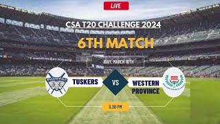 Western Province vs Tuskers T20 Match Live CSA T20 Challenge 2024