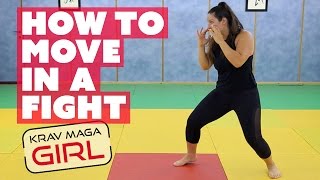 Krav Maga Girl | How to move in a fight?