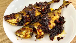 CARA MASAK IKAN GORENG SAMBAL KICAP YANG MUDAH DAN SEDAP!