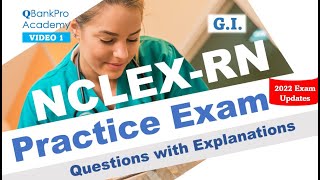 NCLEX Review | NCLEX 2022 | Questions with Answers | NCLEX High Yield - UGI | QBankPro Academy