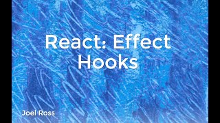 INFO 340 - React: Effect Hooks