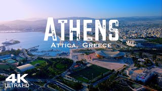 [4K] ATHENS 🇬🇷 Αθήνα 2024 | 2 Hour Drone Aerial Relaxation Film Drone Aerial | Greece Ελλάδα