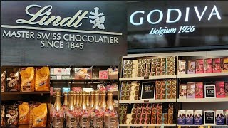 Lindt and godiva chocolate stores || Indian in USA || USA Vlogs || Hindi & Urdu
