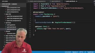 Angular with Firebase course - Quick Chat - 11 Pushing Posts to Firebase