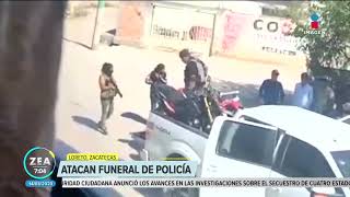 Civiles atacan funeral de policía en Loreto, Zacatecas | Noticias con Francisco Zea