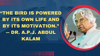 Top 25 inspirational & motivational Quotes by Dr APJ ABDUL KALAM