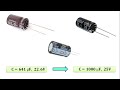 how to calculate capacitance and voltage value of capacitor