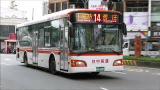 台中客運14路弘鉅HINO低底盤 KKA-6337(車門側無廣告)